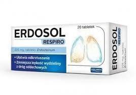 Erdosol Respiro, 225 mg, tabletki, 20 szt. DATA WAŻNOŚCI: 02.2026
