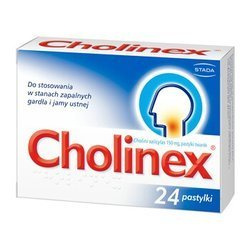 Cholinex, 24 tabletki do ssania