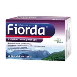 Fiorda o smaku czarnej porzeczki, 60 pastylek do ssania