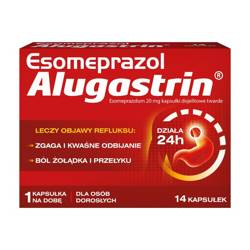 Esomeprazol Alugastrin, 14 kapsułek