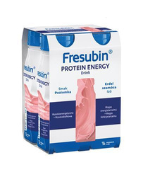 Fresubin Protein Energy DRINK o smaku poziomki, 4x200 ml
