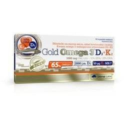 OLIMP Gold Omega 3 D3+K2 - 30 kaps.