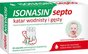 Isonasin SEPTO katar wodnisty i gęsty 20 ampułek DATA WAŻNOŚCI: 31.10.2025 !!!