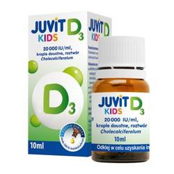 JUVIT D3 KIDS 20 000 j.m., krople 10 ml