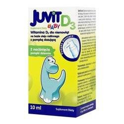 Juvit Baby D3 ( z pompką) krop.doustne 10m