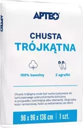 APTEO Chusta trójkątna +2 agrafki