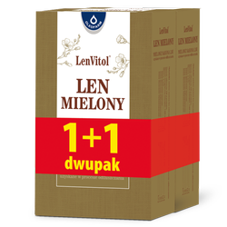 Len mielony, 2 opakowania a 200 g