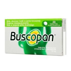Buscopan 10 mg, 20 tabletek