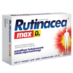 Rutinacea Max D3, 60 tabletek