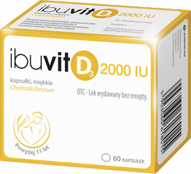 Ibuvit D3 2000 IU, 60 kapsułek