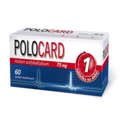 Polocard  75 mg, 60 tabletek