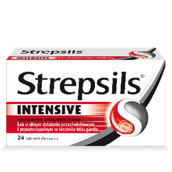 Strepsils Intensive, 24 tabletki do ssania