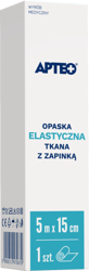 Opaska elastyczna z zapinką 5m x 15cm APTEO CARE, 1 sztuka