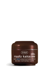 ZIAJA Masło kakaowe krem Q10 przeciwzmarszczkowy, 50 ml