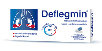 Deflegmin 75 mg, 10 kapsułek