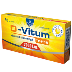D-Vitum Forte 2000 j.m., 30 kapsułek