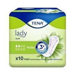 TENA Lady Slim Mini wkłady anatomiczne, 10 sztuk