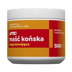 APTEO CARE MAŚĆ KOŃSKA ROZGRZEWAJĄCA W ŻELU DO MASAŻU 500ML